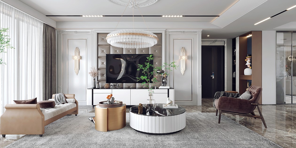 简欧客餐厅风格（图ZMjY1Njc4MDA0） - 家装设计 - 站酷设计师啊阿宝原创素材 - 站酷ZCOOL