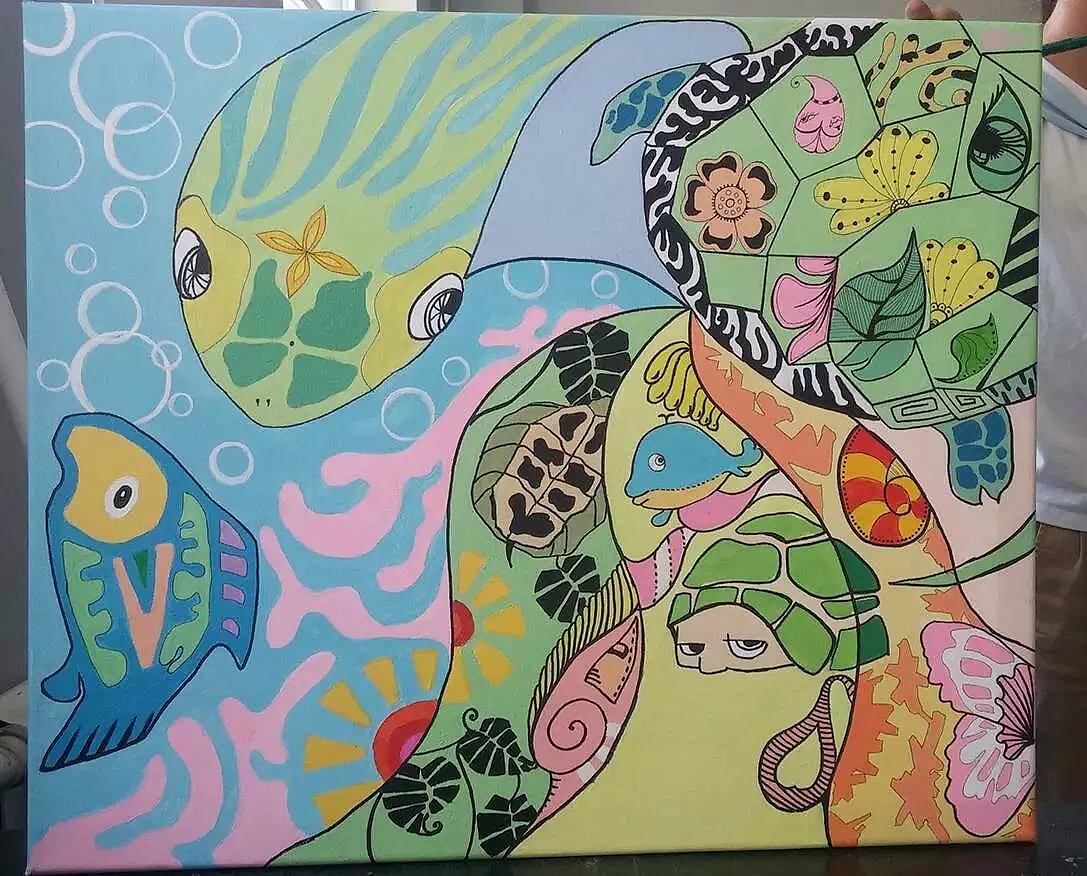手绘,墙绘,手工作品