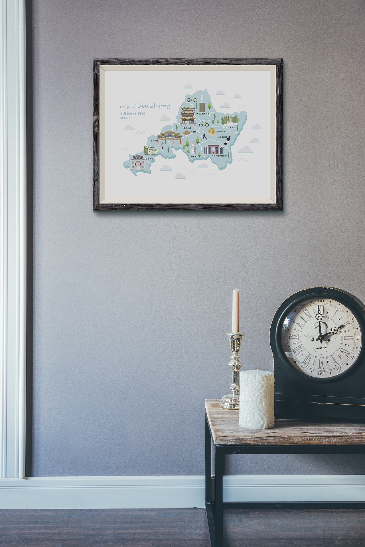 地图插画（图ZMjMwOTU2ODMy） - 创作习作 - 站酷设计师亨佳原创素材 - 站酷ZCOOL