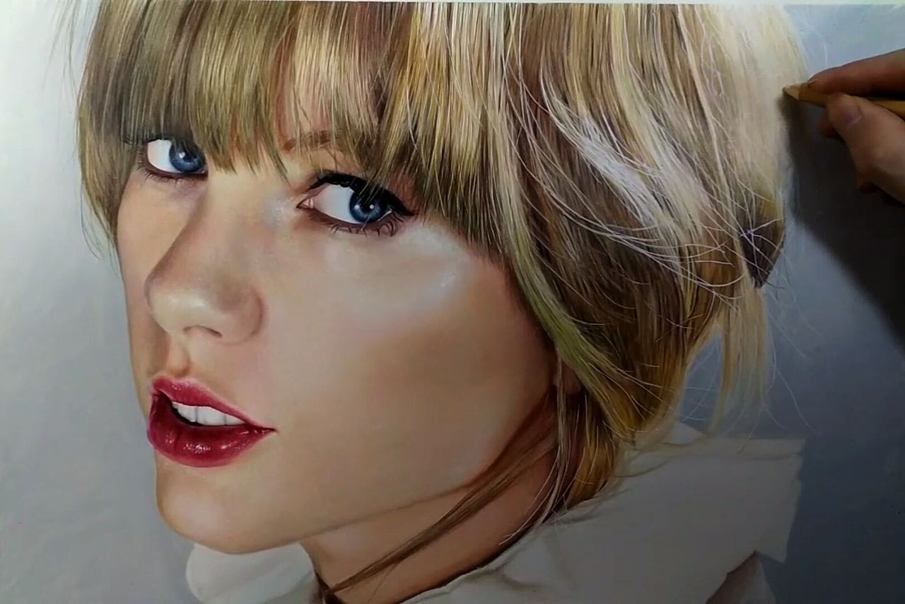 彩铅手绘Taylor Swift霉霉