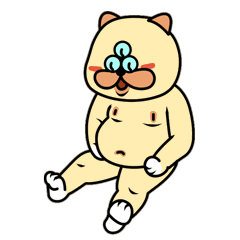 三眼肥猫微信表情(图ZNjMwMzI5NDA=) - 网络表情 - 站酷设计师RedrumLIU原创素材 - 站酷ZCOOL