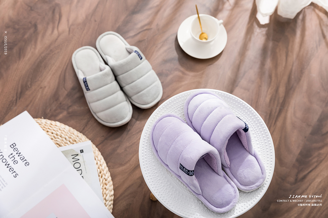 拖鞋摄影 | 简木视觉 × 成人凉鞋棉拖家居鞋 产品摄影（图ZMTc2Njc2NjYw） - 产品摄影 - 站酷设计师简木视觉原创素材 - 站酷ZCOOL