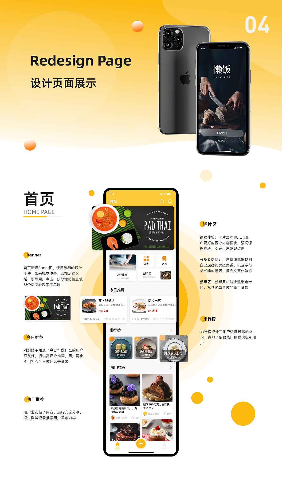 Lazy Rice 懒饭APP重设计（图ZMjQwNDAxMjA4） - APP界面 - 站酷设计师她夏了夏天MARY原创素材 - 站酷ZCOOL