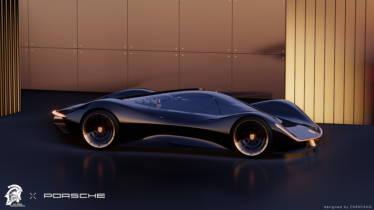 Hideo Kojima x PORSCHE concept car Sunset