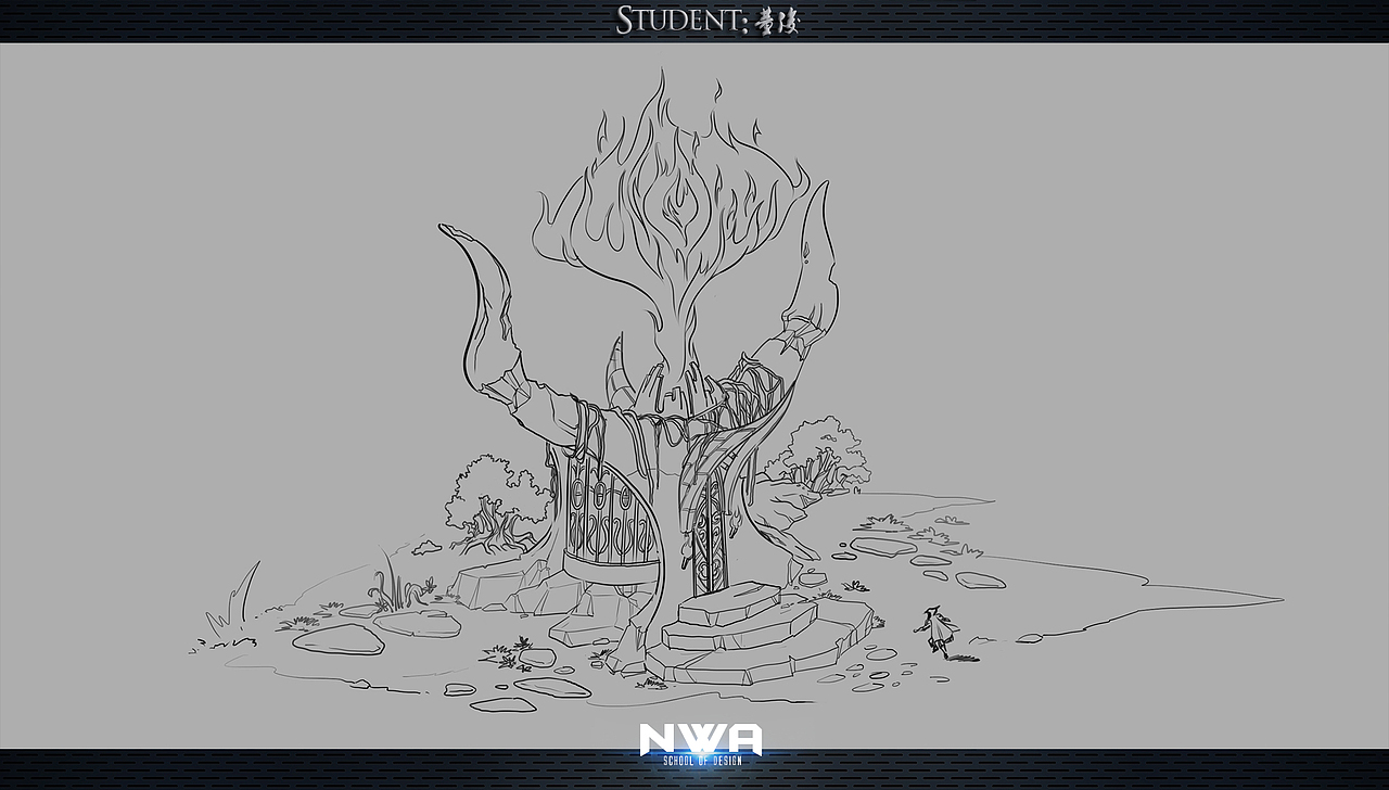 NWA 守夜人第三期游戏场景班作品展(图ZMTM5NzU0OTY=) - 游戏原画 - 站酷设计师QueenStudios原创素材 - 站酷ZCOOL