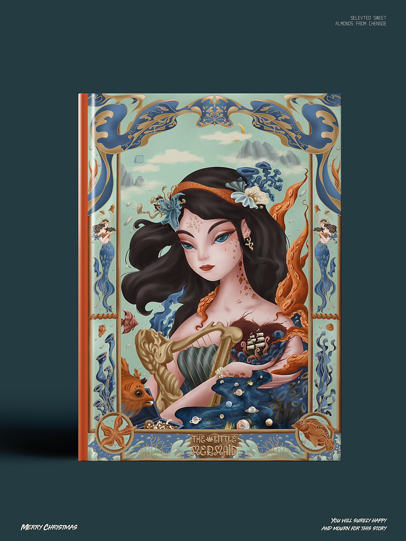 黑童话系列——小美人鱼重生（图ZMzQxOTAyOTA4） - 艺术插画 - 站酷设计师荧小芮原创素材 - 站酷ZCOOL