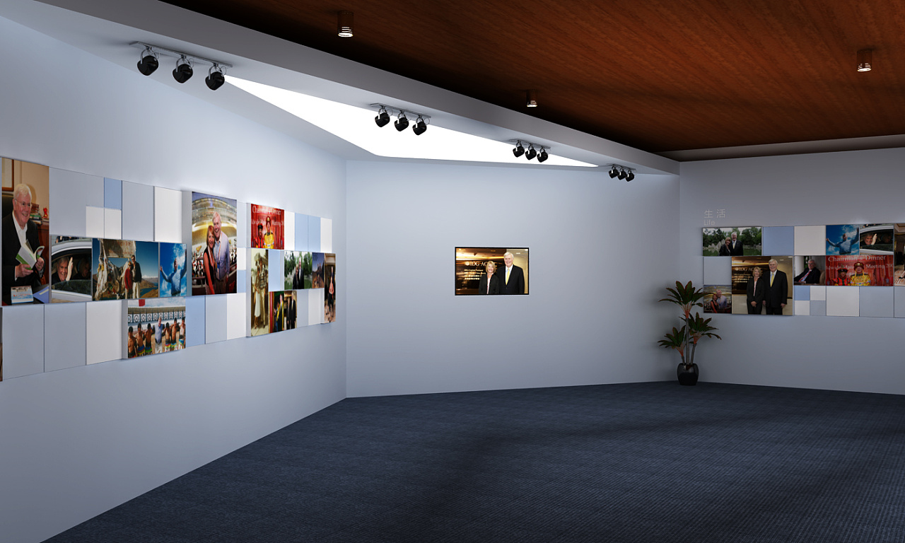 人物纪念展厅效果图