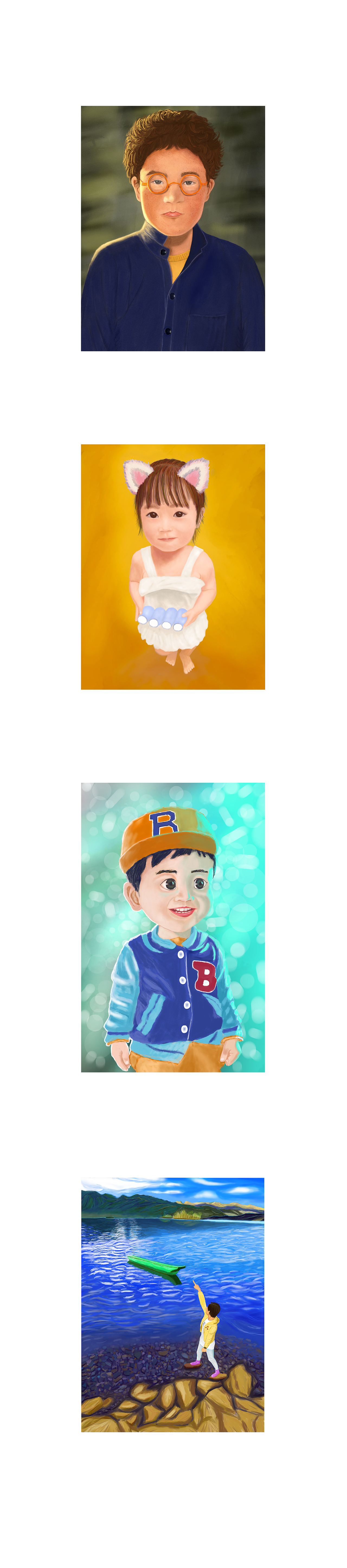 ps手绘人物插画（图ZMTQ2ODMzNTE2） - 创作习作 - 站酷设计师读信侠原创素材 - 站酷ZCOOL