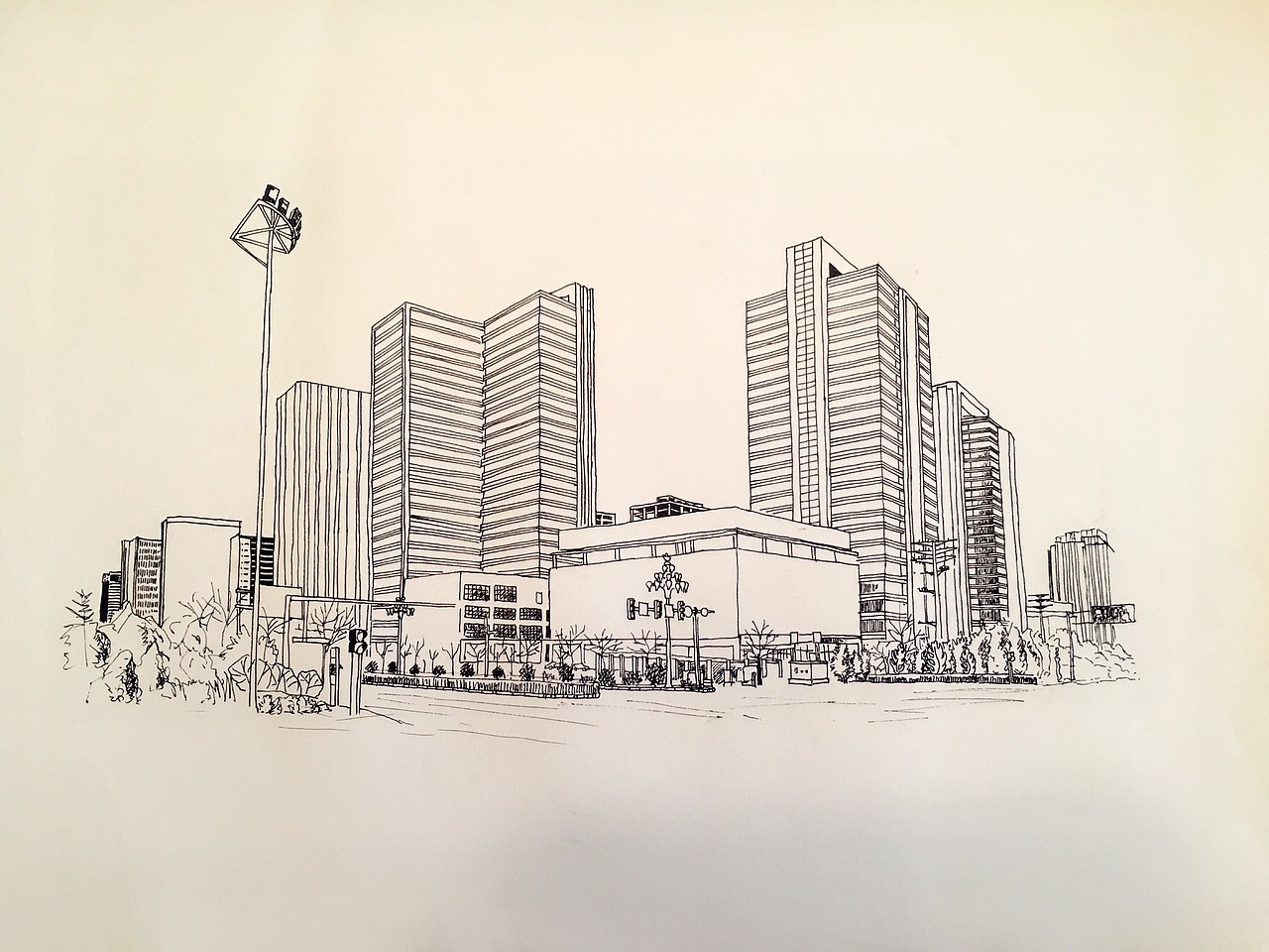 《我的家鄉(xiāng)-新東勝》（圖ZODMwMTkxMzI=） - 繪畫 - 站酷設(shè)計(jì)師完美MCL原創(chuàng)素材 - 站酷ZCOOL