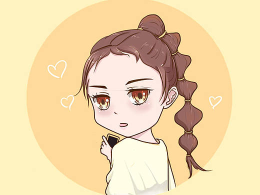 Q版頭像-模特（個(gè)人主頁-ZMzQ2NTc2NzY=） - 藝術(shù)插畫 - 站酷設(shè)計(jì)師麥芒姑娘原創(chuàng)素材 - 站酷ZCOOL