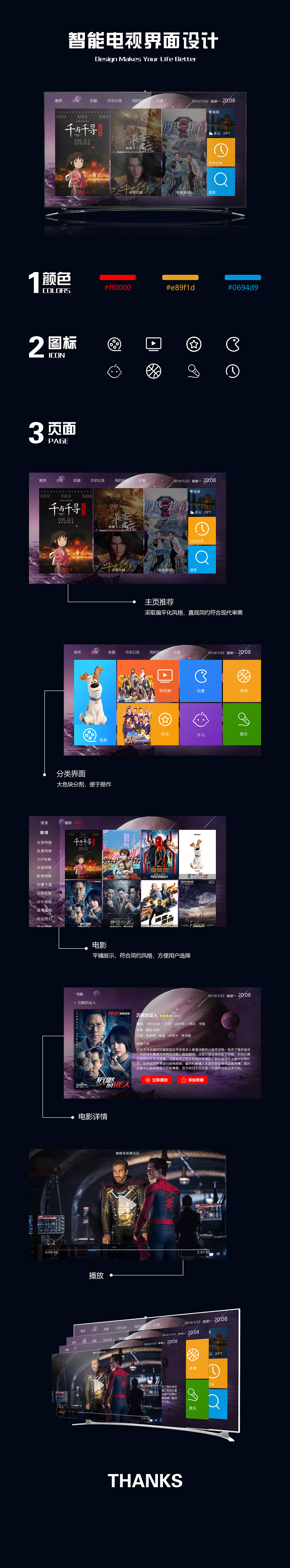 智能电视界面设计