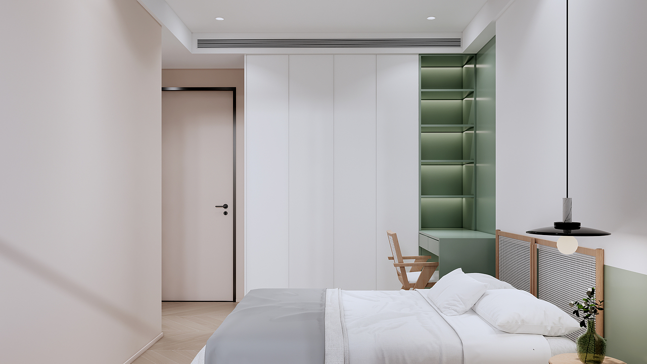 172㎡现代奶咖风，春日里的温柔