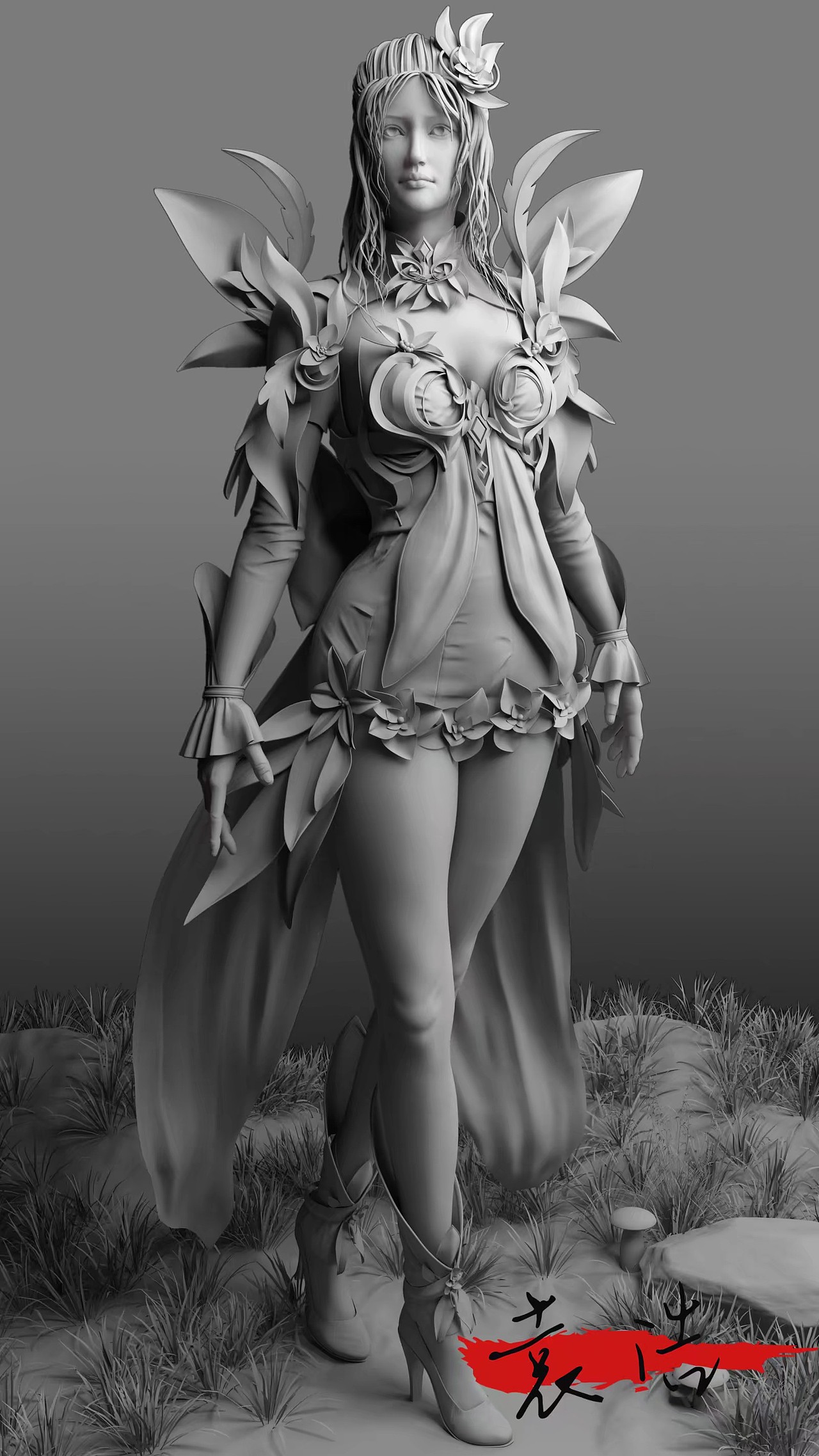 cg角色临摹练习|三维|动画/影视|鹿惊_临摹作品-站酷(zcool)