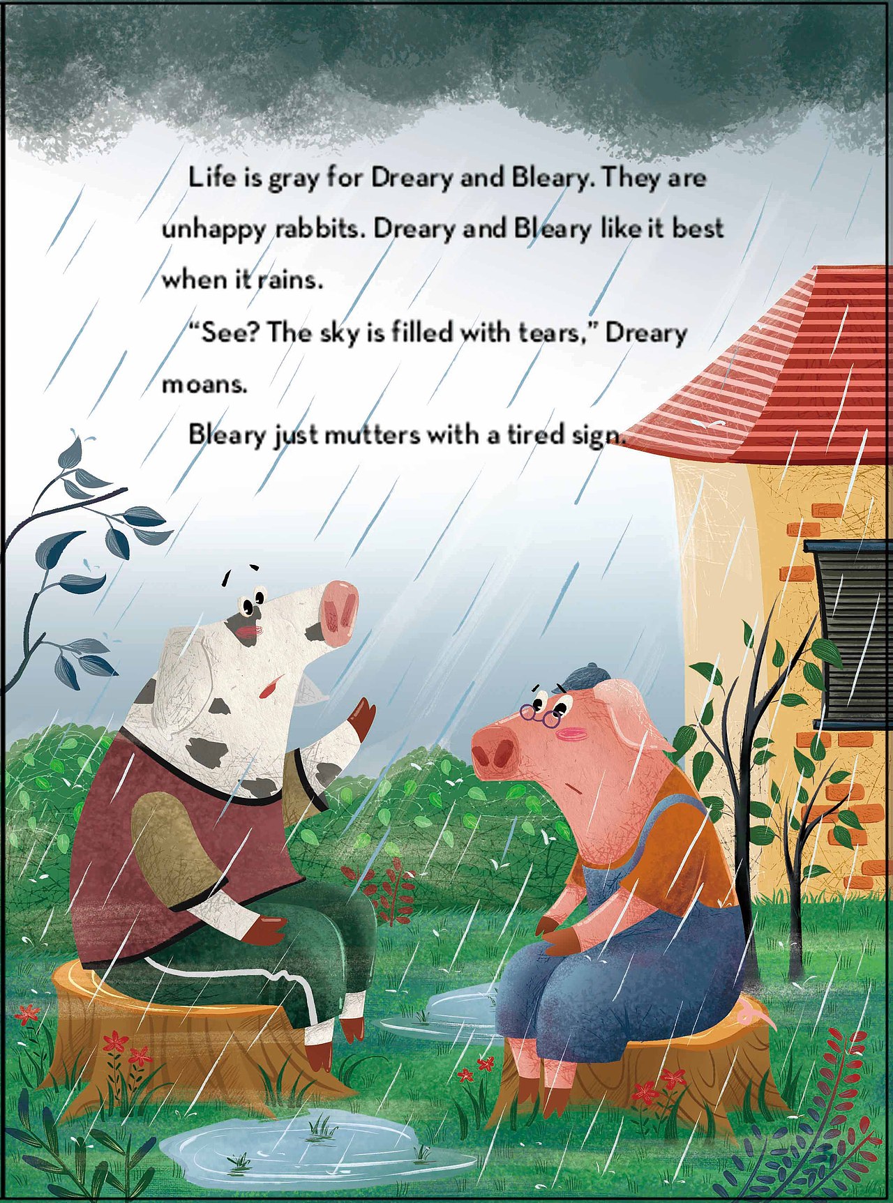 闷闷和呆呆（图ZMTA2Njg4NjI0） - 儿童插画 - 站酷设计师罗一酱原创素材 - 站酷ZCOOL