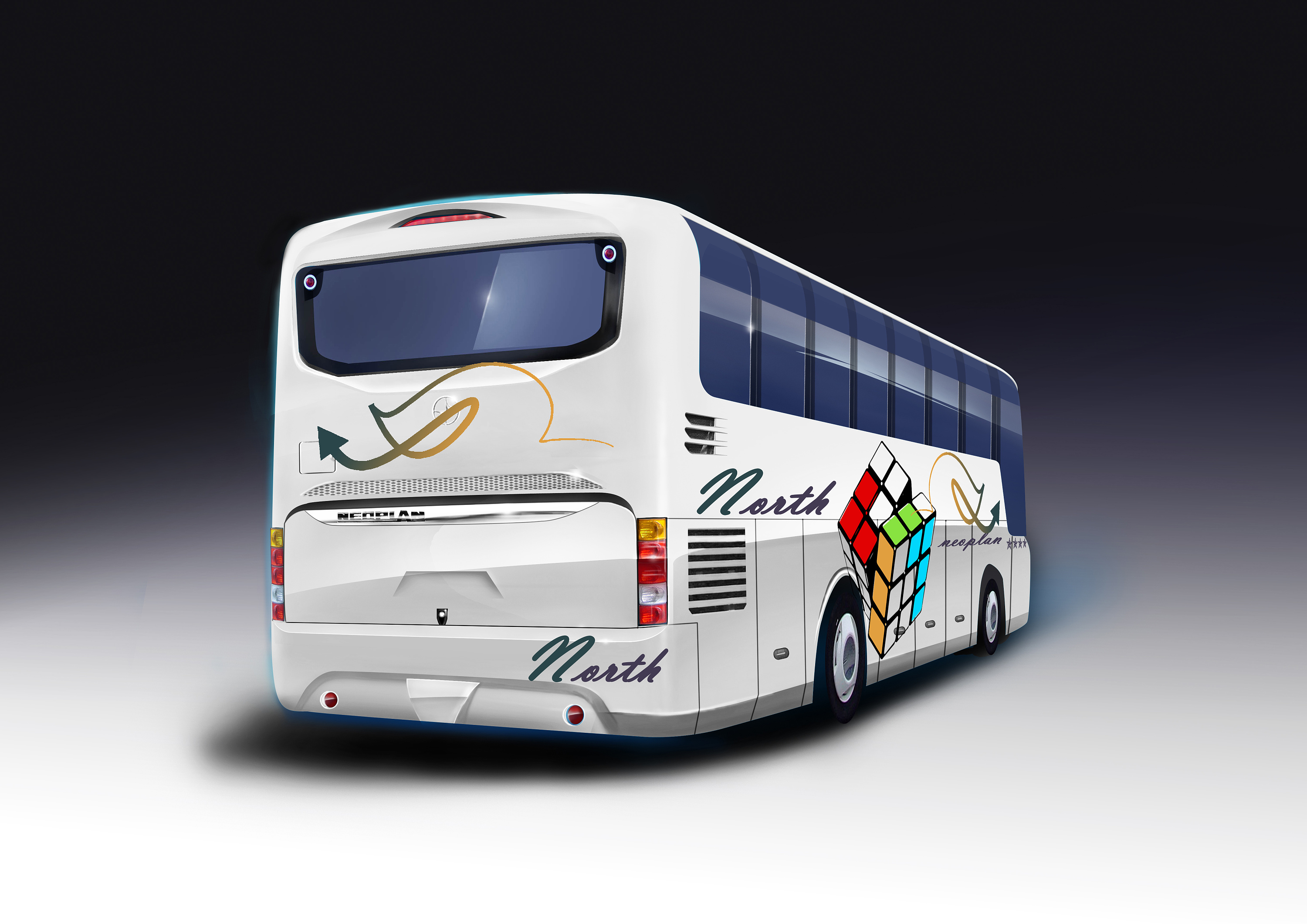 汽车效果图绘制