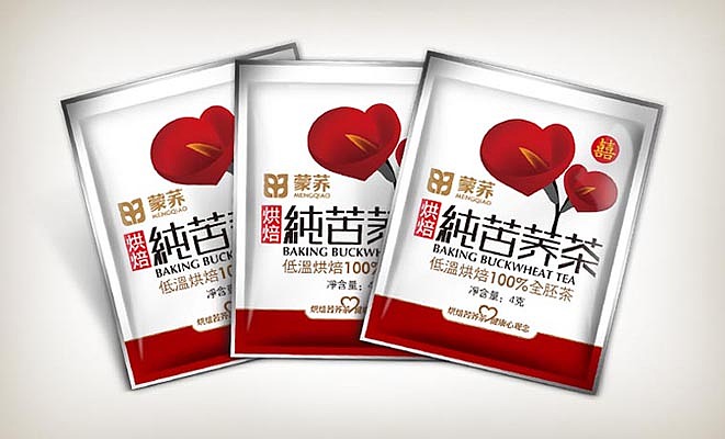 蒙荞苦荞茶系列产品包装设计