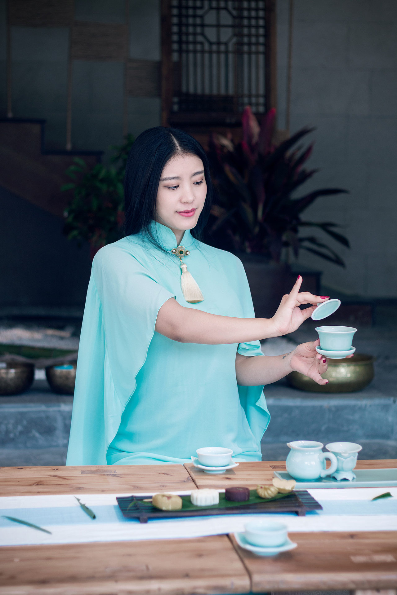 中式生活美学课程——茶道（图ZMTI1MDU4MTA0） - 人像摄影 - 站酷设计师sunny_程原创素材 - 站酷ZCOOL