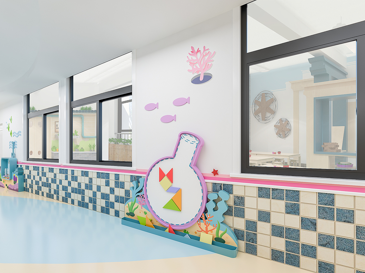 幼儿园游戏装置