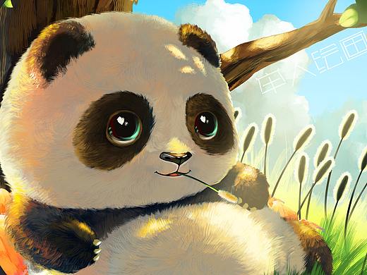 熊猫冰箱贴  来帮我贴一下~