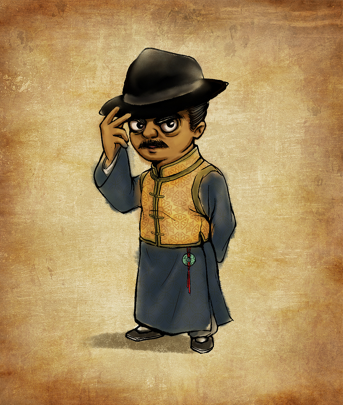 水墨风-人 物|插画|游戏原画|乖乖琳alin_原创作品-站酷zcool