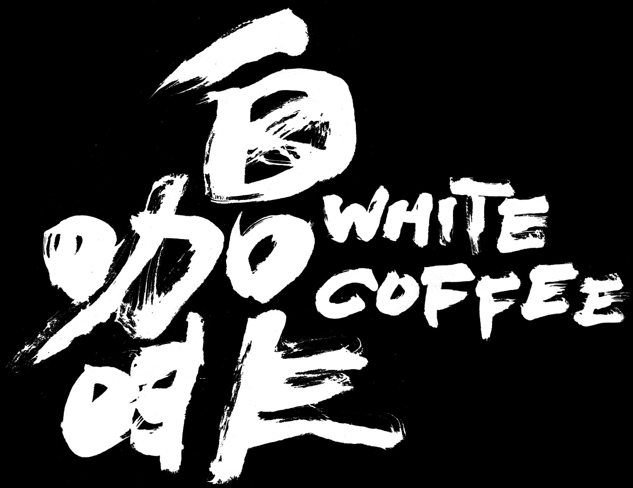 澳白咖啡字体设计图片