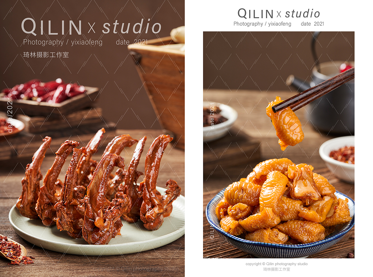 嘉洲鸡盐焗 卤味系列菜品拍摄（图ZMjgxNTYyNjQ0） - 美食摄影 - 站酷设计师琦林摄影原创素材 - 站酷ZCOOL