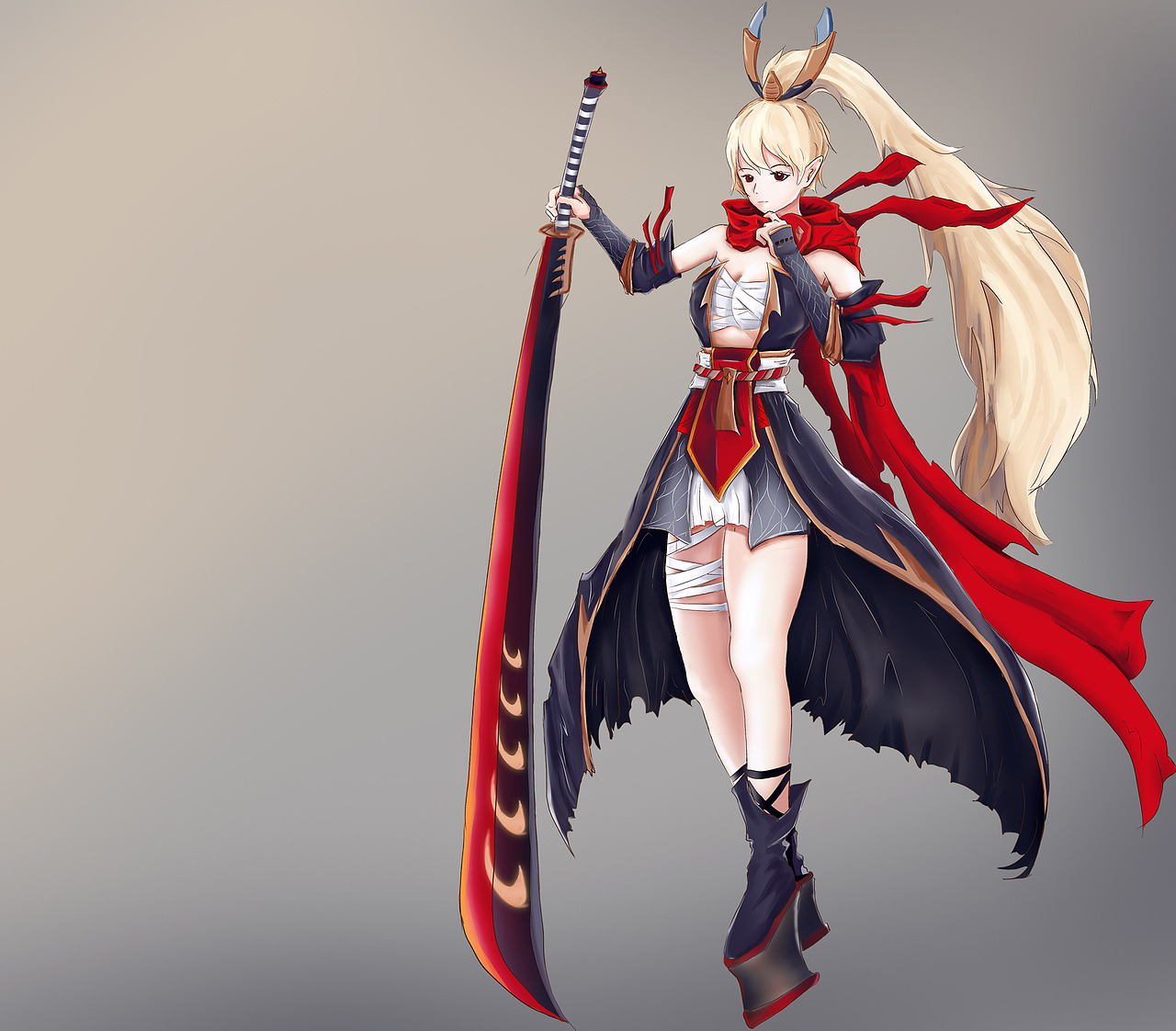 妖刀姬-绯红妖刀