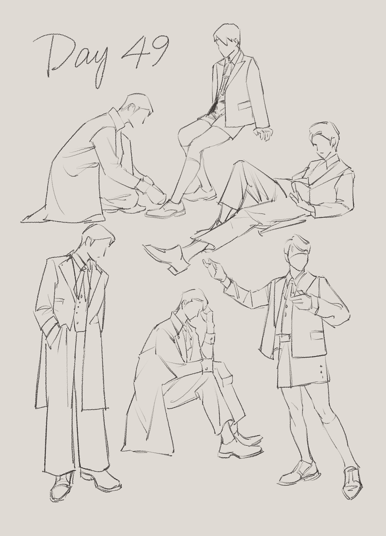 速寫day49（圖ZMjk3ODAyNTg4） - 創(chuàng)作習(xí)作 - 站酷設(shè)計(jì)師蔚蔚風(fēng)楚原創(chuàng)素材 - 站酷ZCOOL