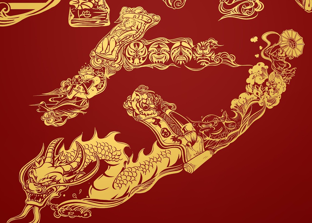 “中国梦、航天梦”庆祝中华人民共和国成立70周年|插画|插画习作|炫之盟 - 原创作品 - 站酷 (ZCOOL)