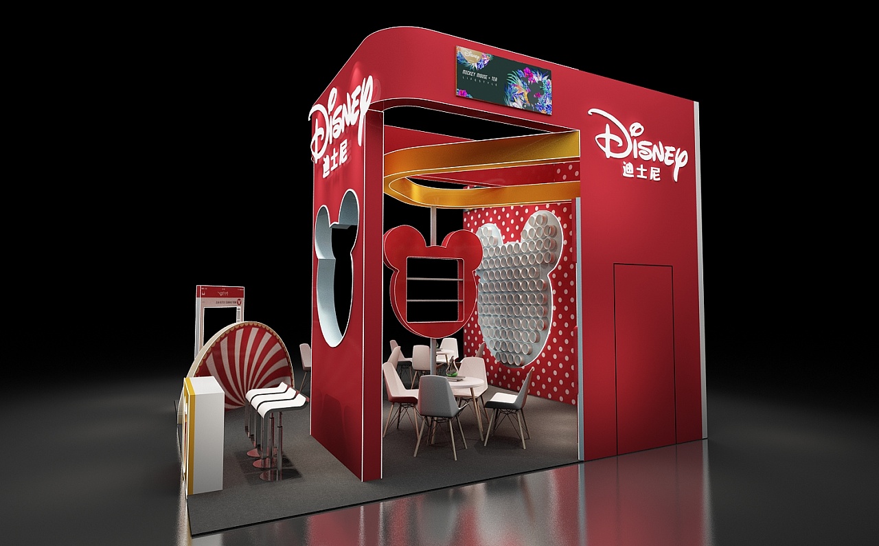 迪士尼展位