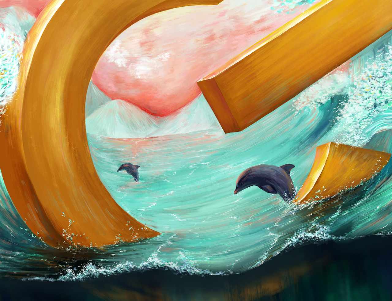 破开风浪见朝阳（图ZMjUyMDU3NDU2） - 海报 - 站酷设计师一云月原创素材 - 站酷ZCOOL