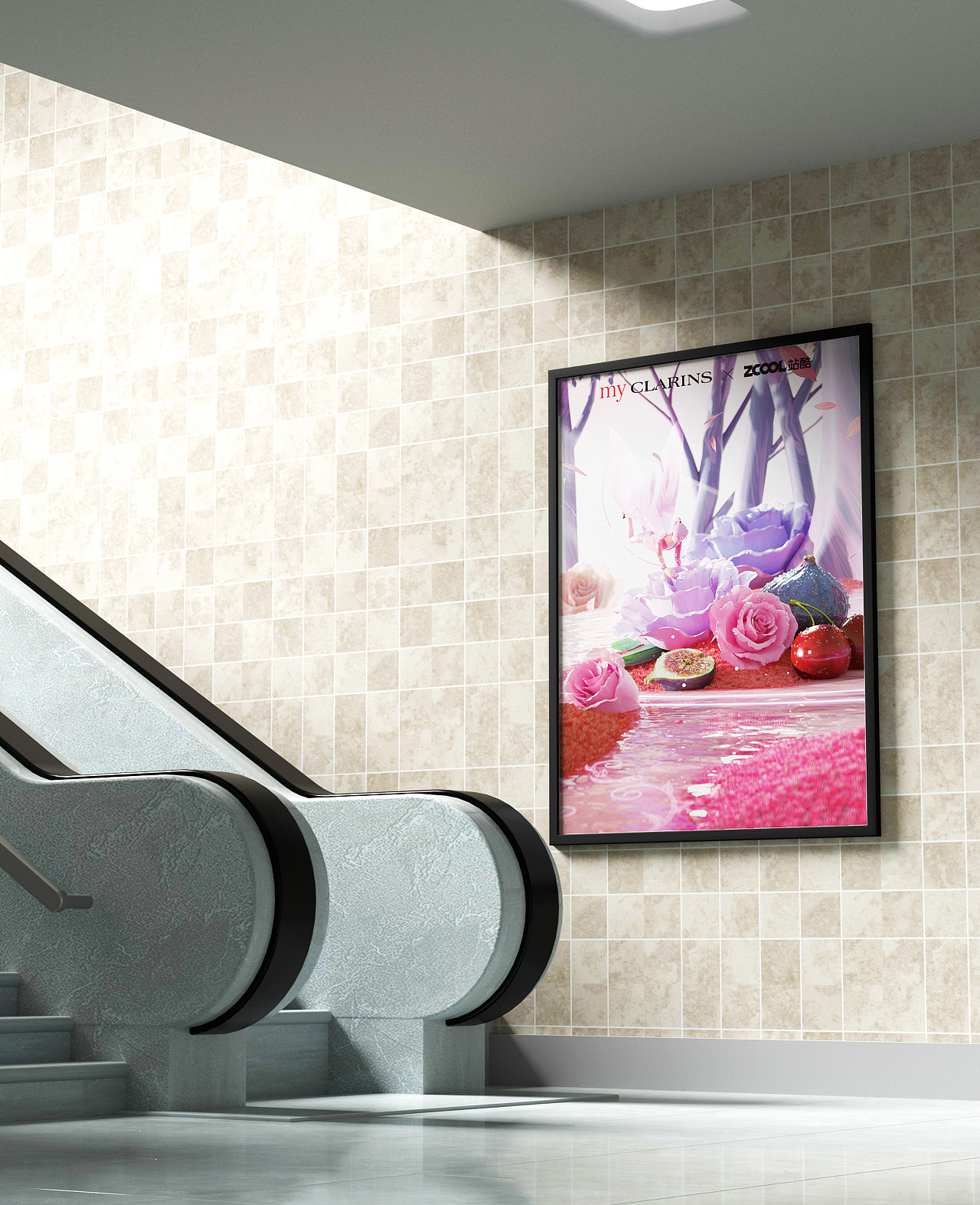 my CLARINS寻找天然好食肌一仙林深处（图ZMjk3OTU4NDMy） - 海报 - 站酷设计师天心TinX原创素材 - 站酷ZCOOL