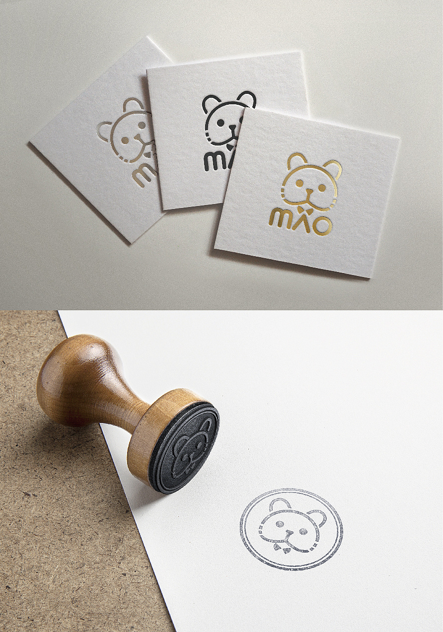 可爱的猫先生/品牌商标|平面|logo|程翔设计 - 原创作品 - 站酷