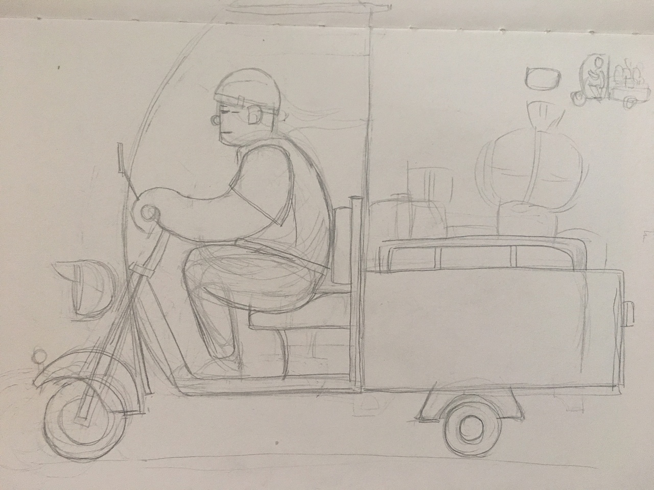 快递小哥（图ZODkyNzc5NDA=） - 艺术插画 - 站酷设计师穿毛裤的猴子原创素材 - 站酷ZCOOL