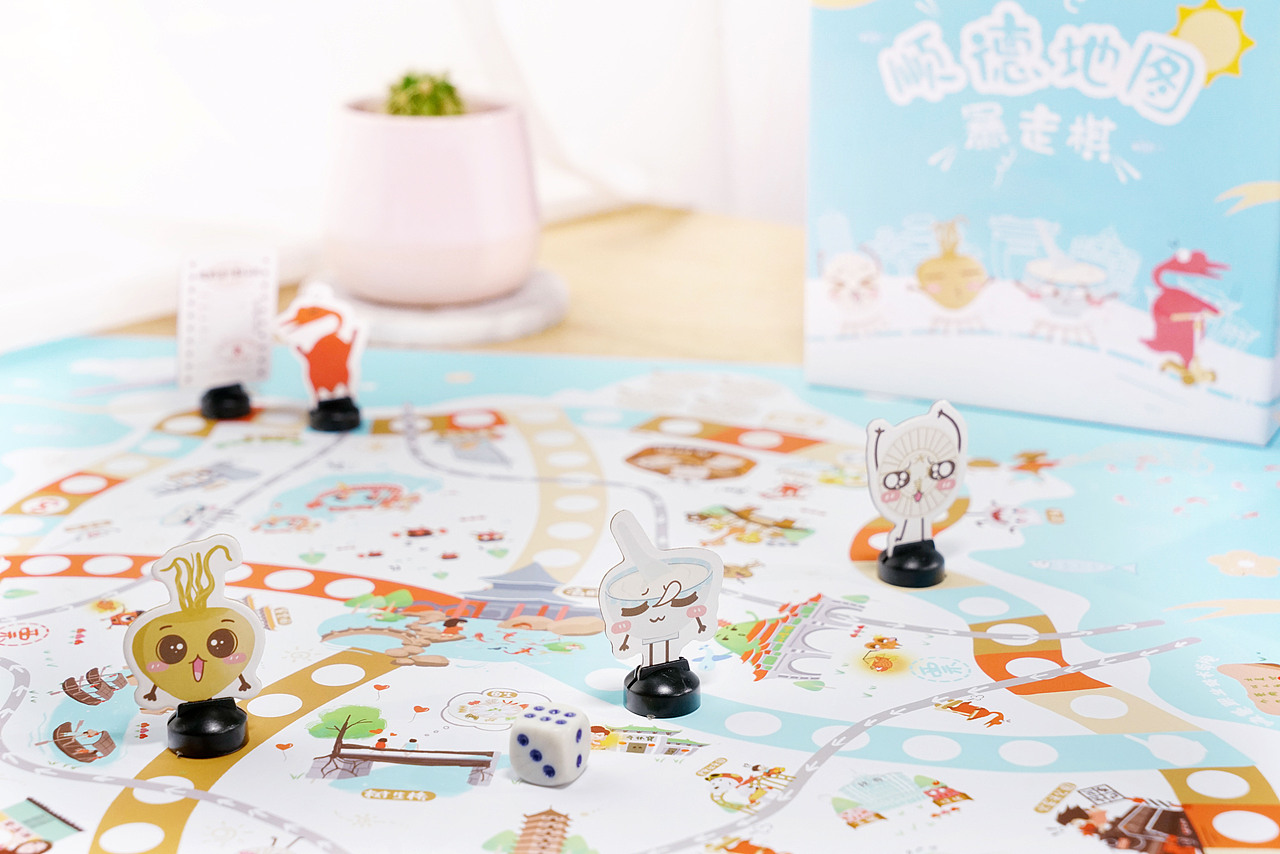 文创产品-顺德地图飞行棋