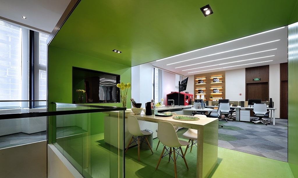 贵阳绿色环保的现代办公室装修案例欣赏|空间|家装设计|贵阳办公室