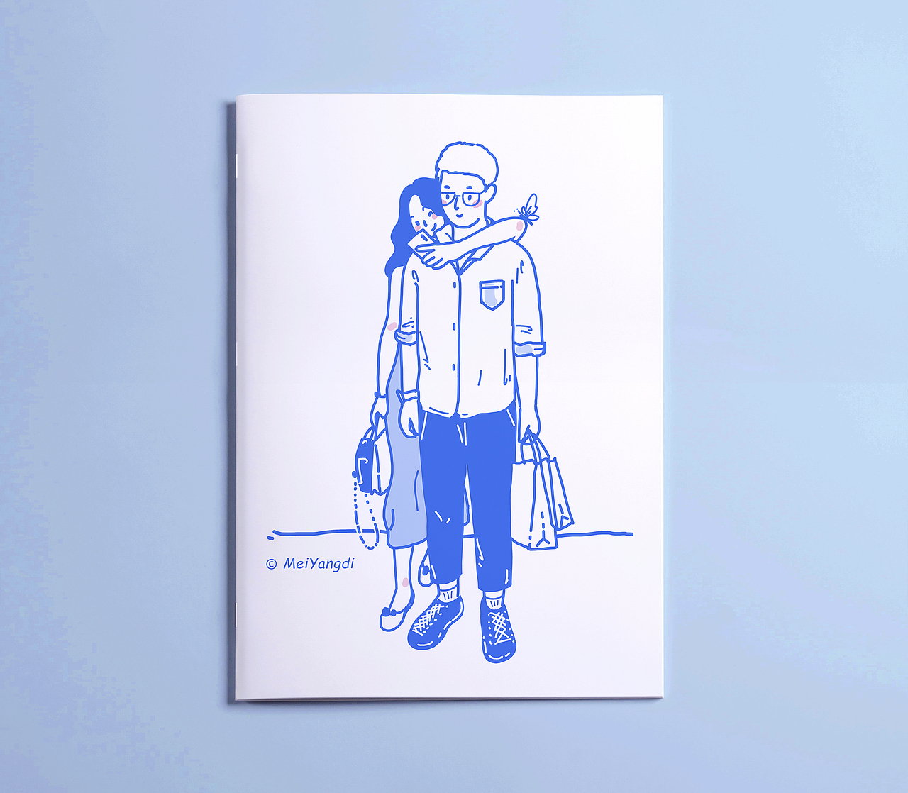 人物线条插画（图ZMjI2NDc1MTQ4） - 商业插画 - 站酷设计师梅央荻原创素材 - 站酷ZCOOL