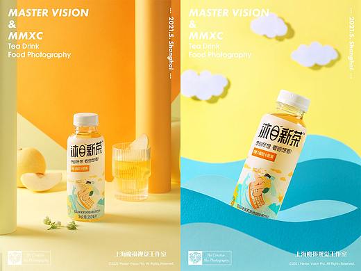 饮料摄影｜养眼明目保健瓶装茶拍摄｜上海魔摄视觉 