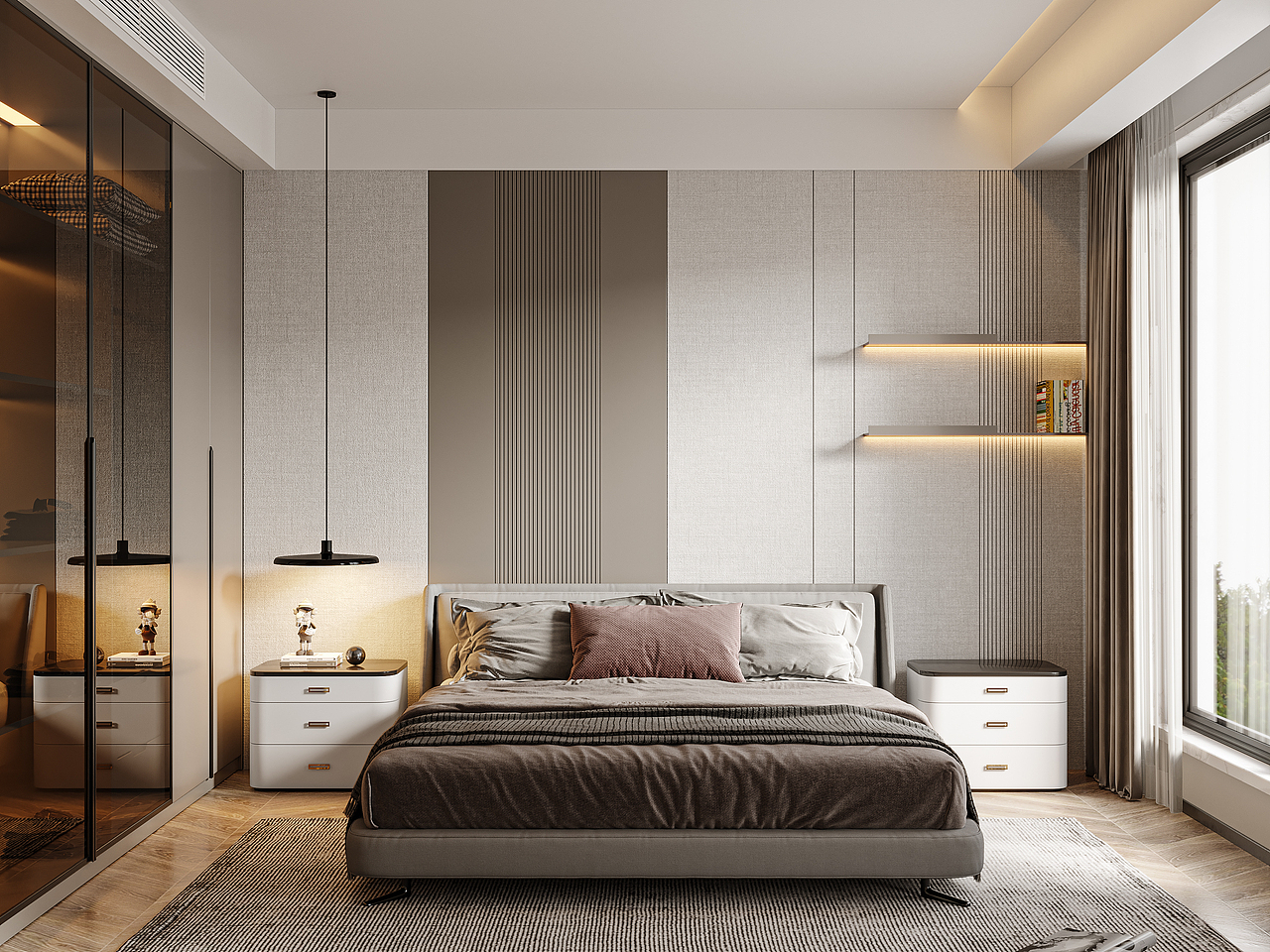 现代无主灯设计