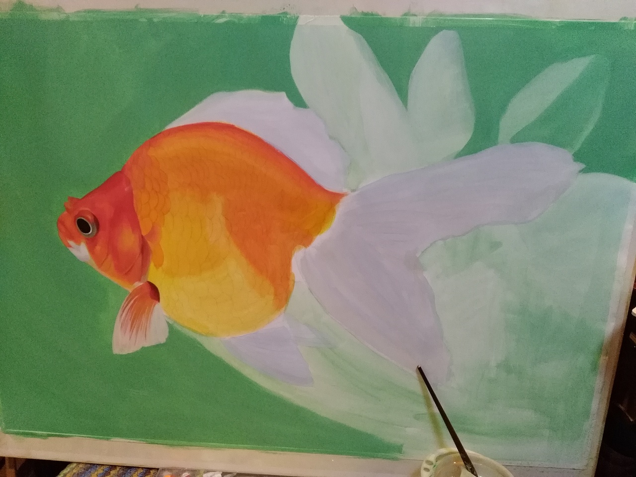 全开金鱼（图ZMTQ0Mjg0OTky） - 绘画 - 站酷设计师王才毓原创素材 - 站酷ZCOOL