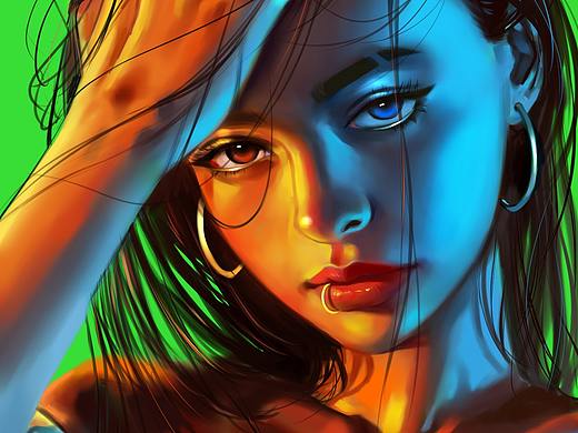 日常練習(xí)（個(gè)人主頁(yè)-ZNDY2MTQ2MjQ=） - 創(chuàng)作習(xí)作 - 站酷設(shè)計(jì)師xxxllox原創(chuàng)素材 - 站酷ZCOOL