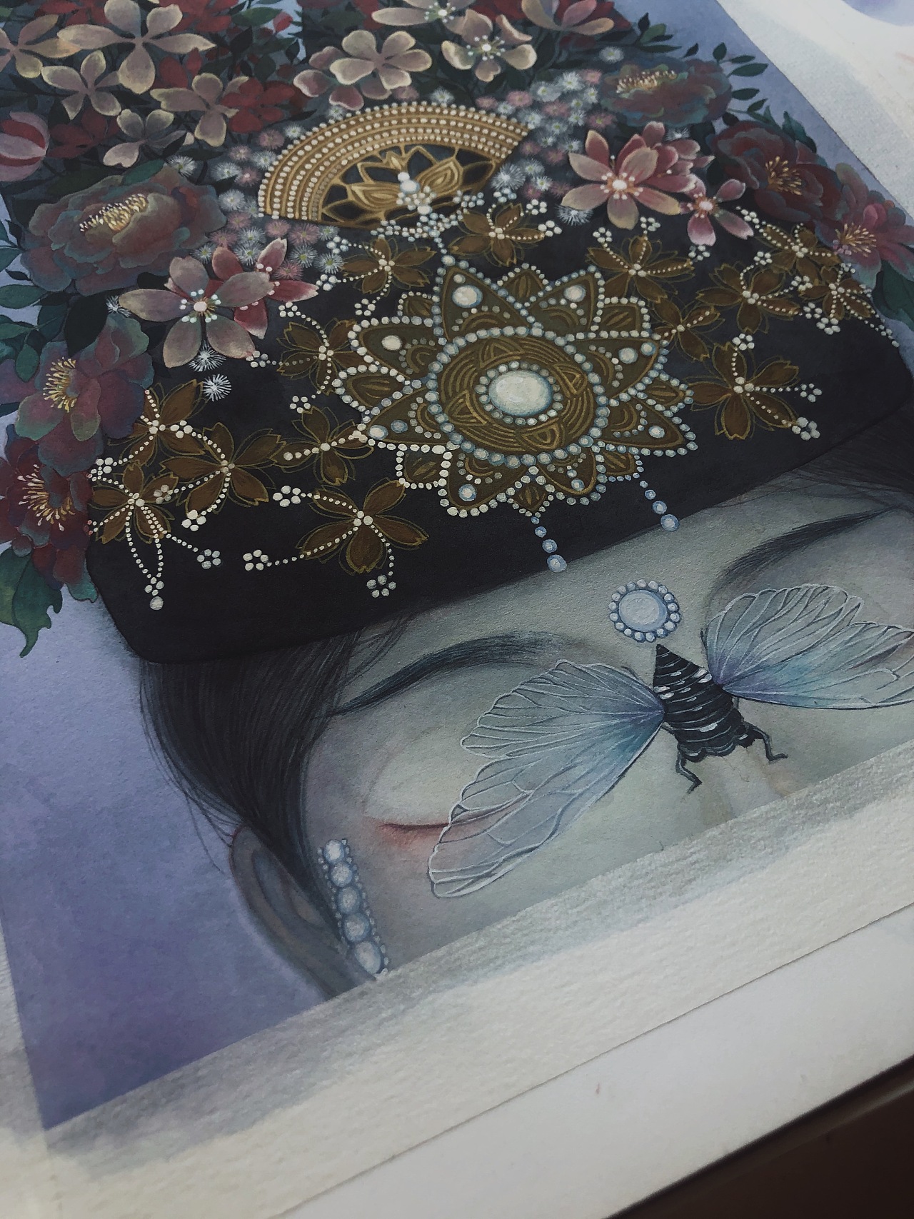 一年景花冠|插画|艺术插画|北有离 - 原创作品 - 站酷 (zcool)