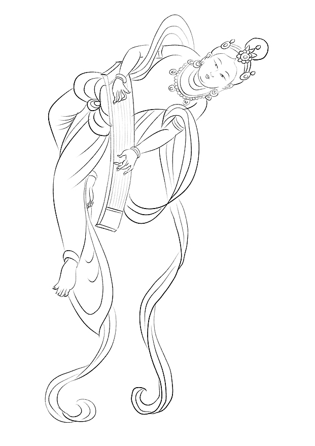 飞天练习（图ZMzI4MDY4MzQw） - 创作习作 - 站酷设计师Z15605650原创素材 - 站酷ZCOOL