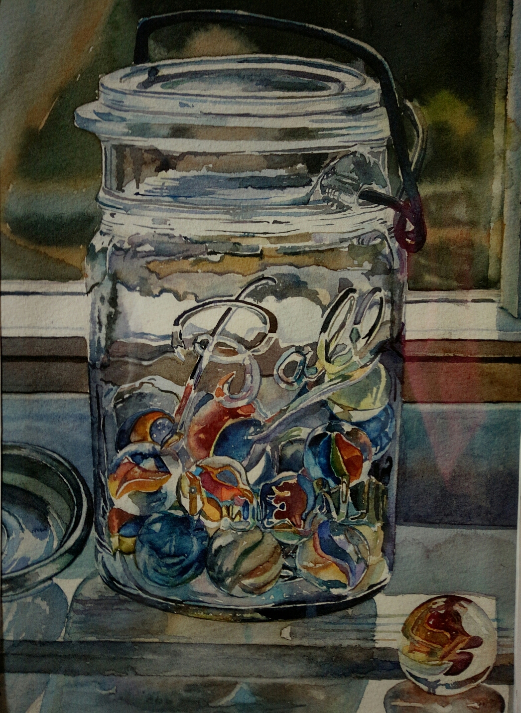 装着玻璃弹子的玻璃罐子（图ZNjg2Mzk0Mjg=） - 绘画 - 站酷设计师你好海燕子原创素材 - 站酷ZCOOL