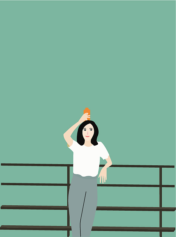 画给舍友的毕业礼物