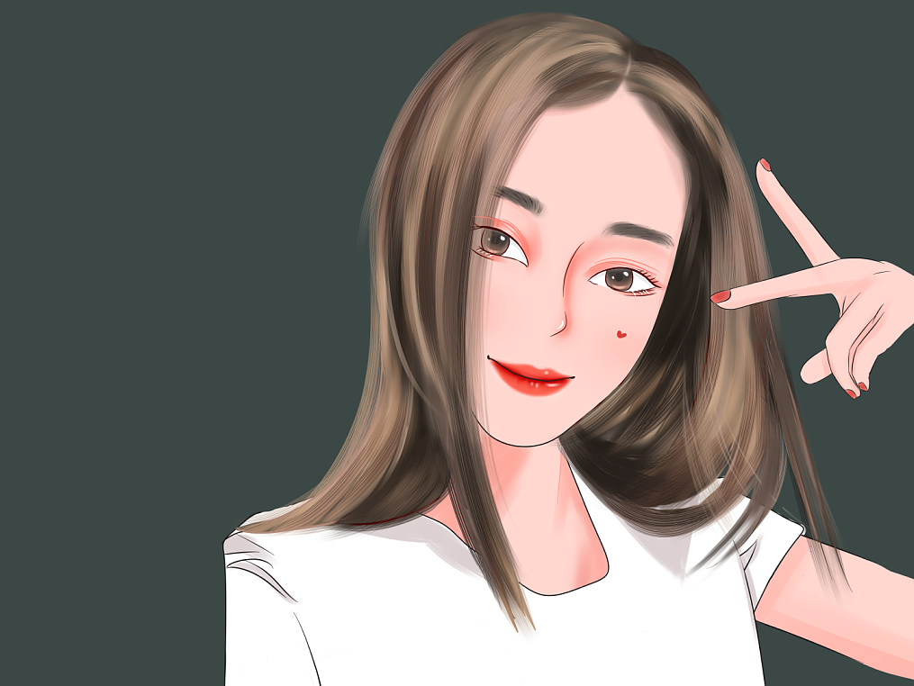 手绘插画人物头像画像作品（图ZMjAxOTM2MzA4） - 新锐潮流插画 - 站酷设计师设计赫拉_hella原创素材 - 站酷ZCOOL