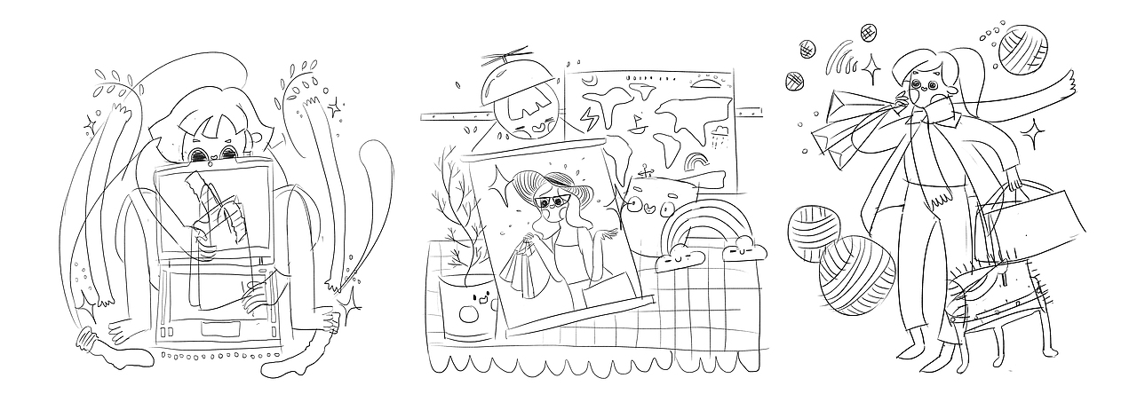 【宝藏】人物线稿笔记