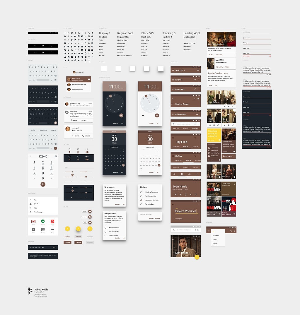 ecommerce  电子商务font combinations kit   组合作品信息创作时
