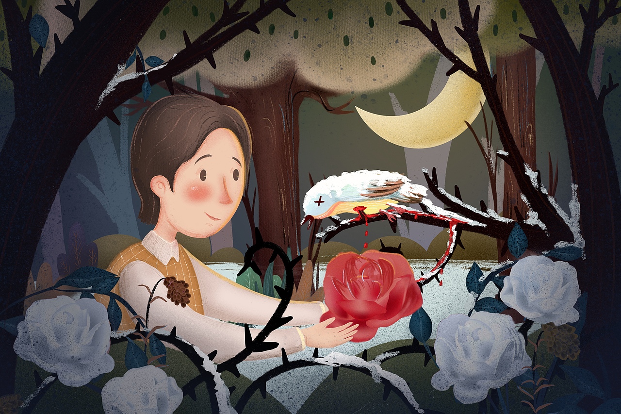 夜莺（图ZMjA5Mjk2MTQ0） - 儿童插画 - 站酷设计师飞天小女警儿原创素材 - 站酷ZCOOL