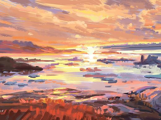 夕阳